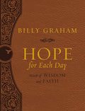 Hope for Each Day Large Deluxe: Words of Wisdom and Faith (A 365-Day Devotional) – The Perfect Christian New Year's Resolution Gift cover image