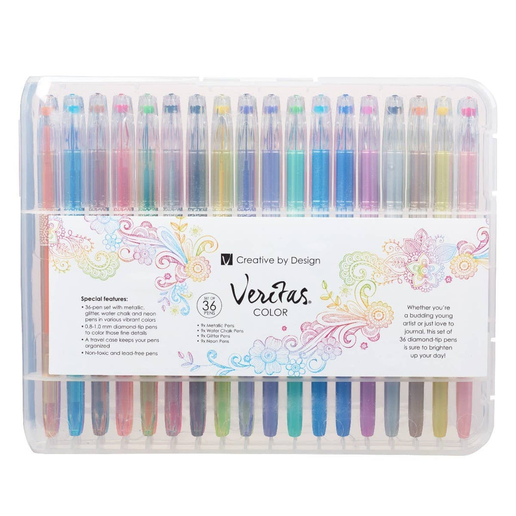 36- Piece Assorted Gel Pen Set