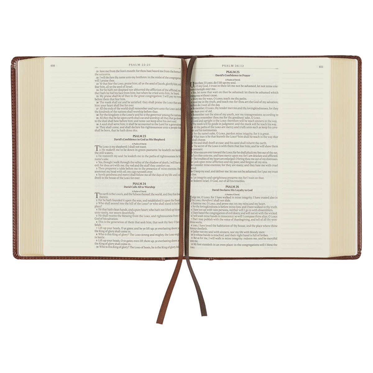 Faux Leather KJV Note-taking Bible