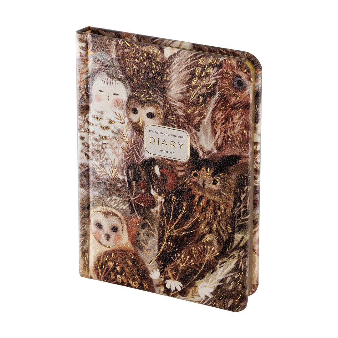Hardcover Daily Planner - Owl