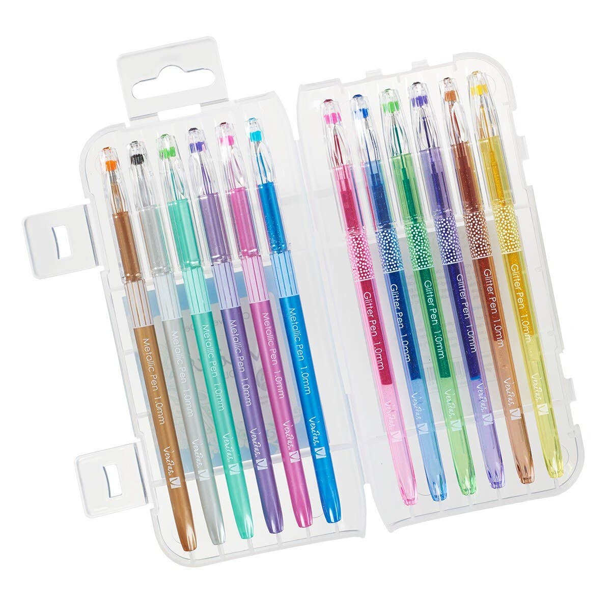 Metallic & Glitter Gel Pen Set 12