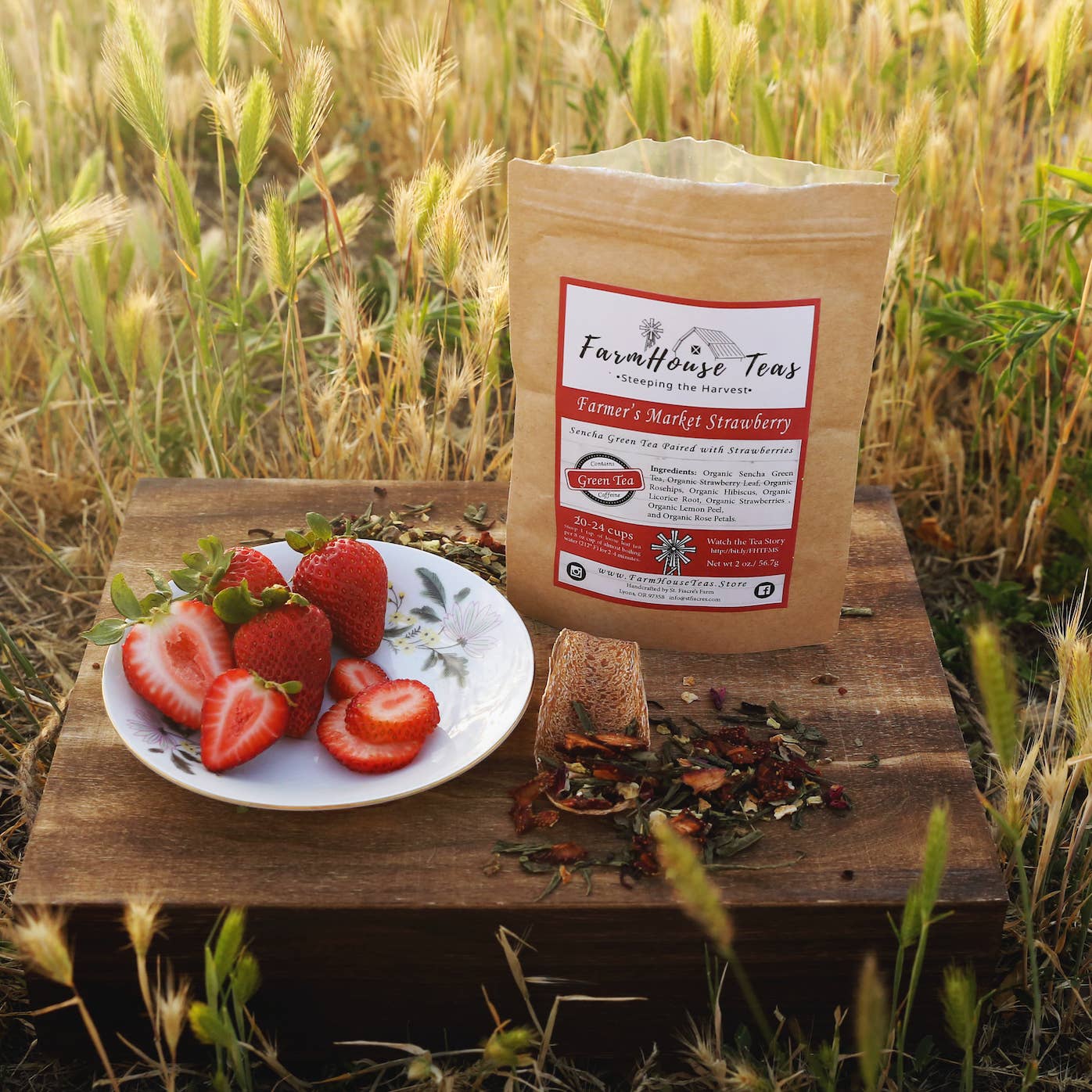 Farmers Market Strawberry Tea