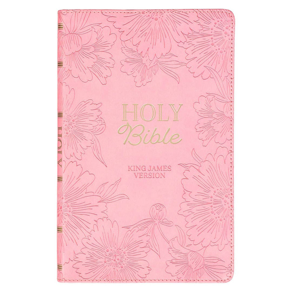 Blossom Pink Faux Leather Gift Edition KJV Bible